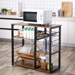 Best SONGMICS Lot de 2 chaises de bar noir