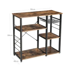 Best SONGMICS Lot de 2 chaises de bar noir