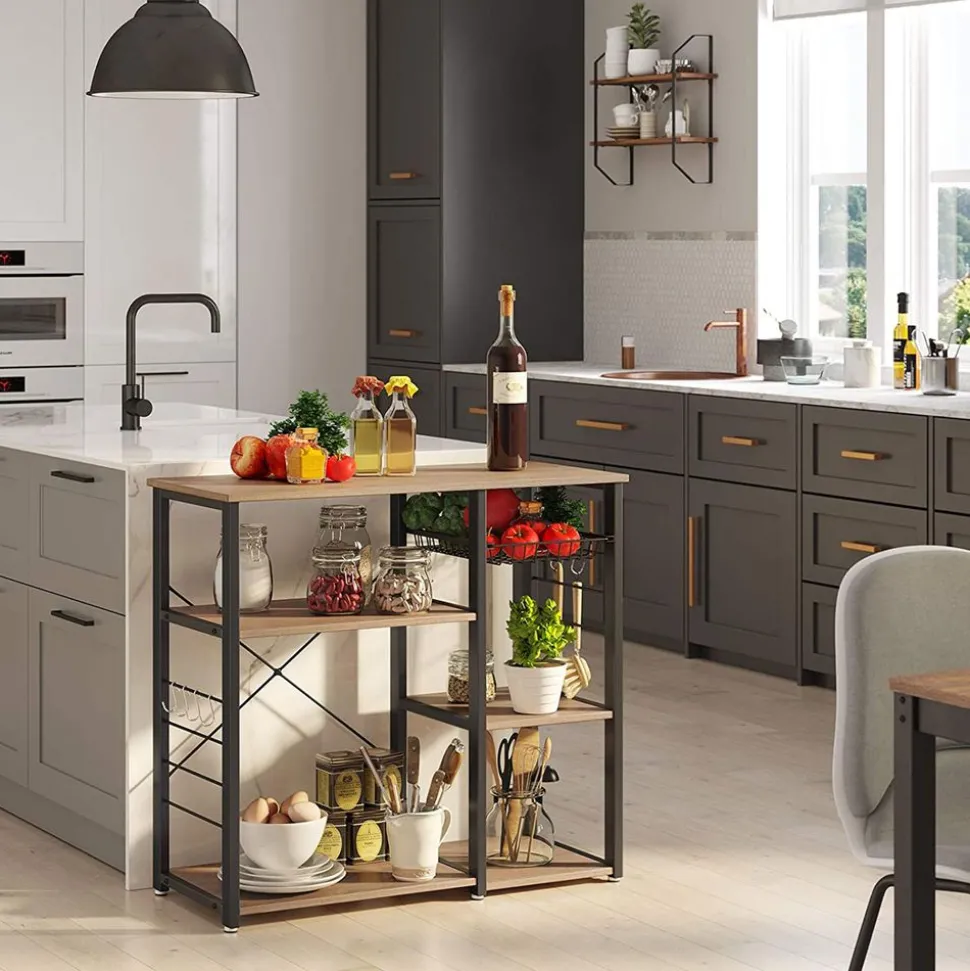 Best SONGMICS Lot de 2 chaises de bar noir