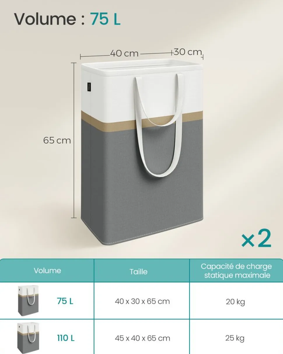 Best Sale SONGMICS Lot de 50 cintres en plastique 41,7 cm pour placard noir d'encre