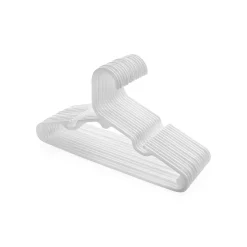 Store SONGMICS Lot de 50 cintres en plastique 41,6 x 21,4 cm pour armoire noir d'encre