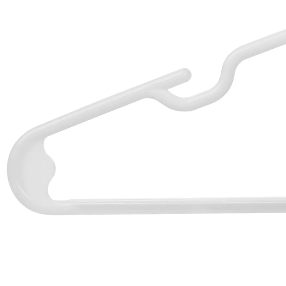 Store SONGMICS Lot de 50 cintres en plastique 41,6 x 21,4 cm pour armoire noir d'encre