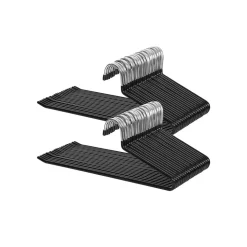 Clearance SONGMICS Lot de 30 cintres en plastique noir