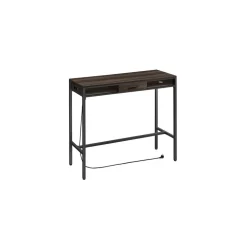 Fashion SONGMICS Lot de 2 tables basses marron rustique et noir d'encre