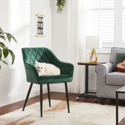 Hot SONGMICS Lot de 2 tabourets de bar en rotin pe boho marron café