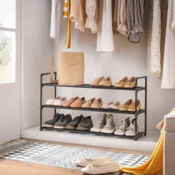 Store SONGMICS Lot de 2 étagères à chaussures Blanc