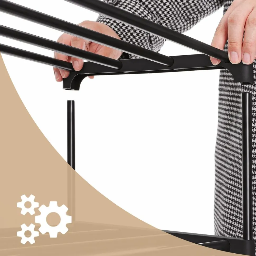 Store SONGMICS Lot de 2 étagères à chaussures Blanc