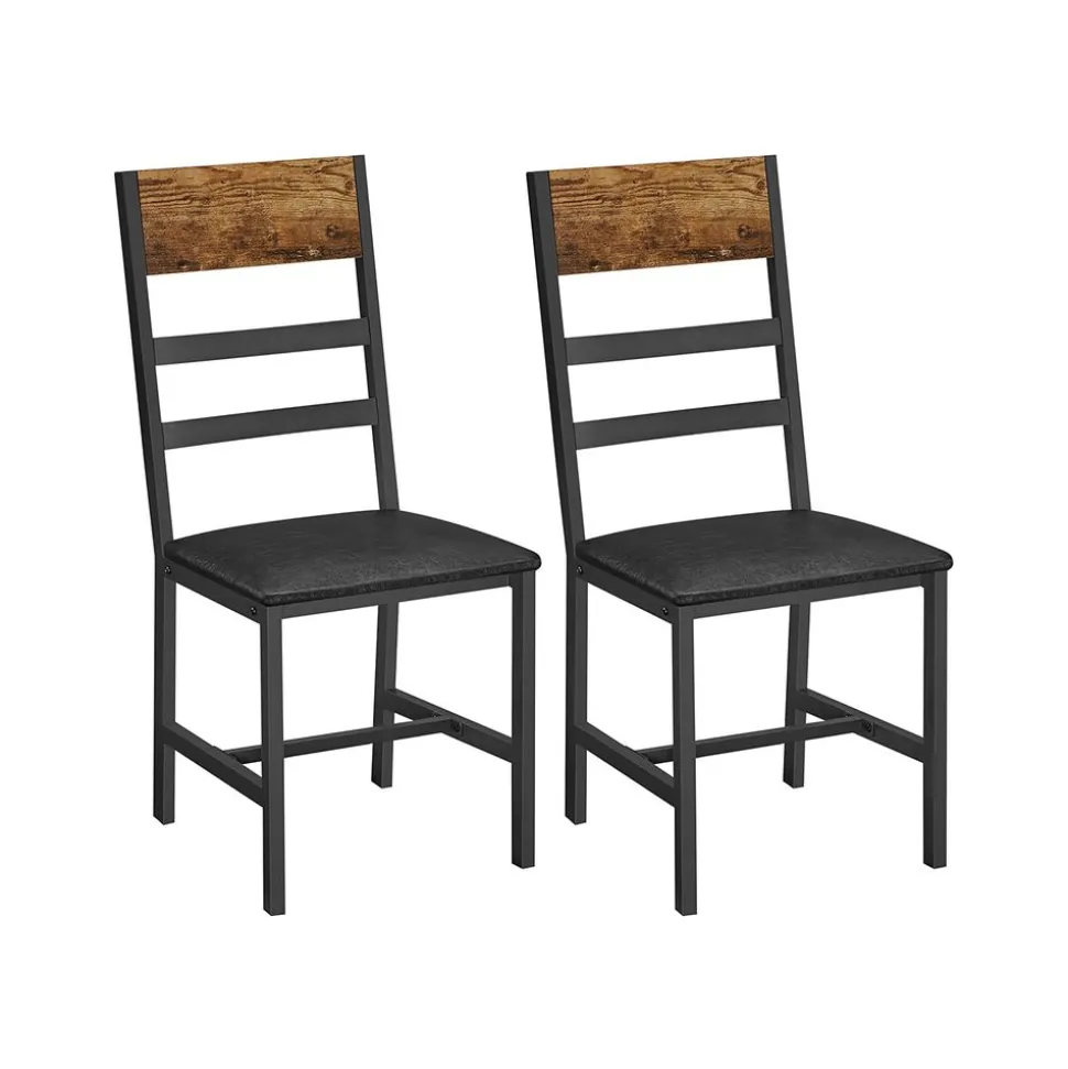 Fashion SONGMICS Lot table et chaises de bar Noir