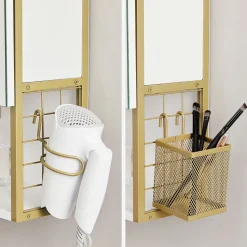 Online SONGMICS Mallette de maquillage acrylique Blanc