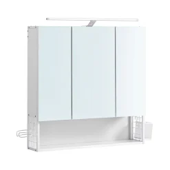 Online SONGMICS Mallette de maquillage acrylique Blanc