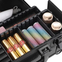 Best SONGMICS Mallette de maquillage ligne noir