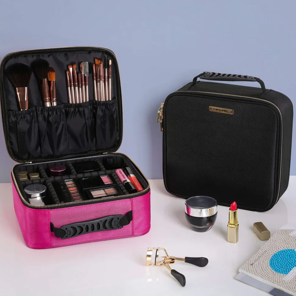Store SONGMICS Mallette de maquillage M noir