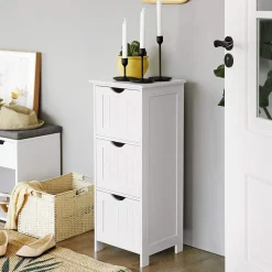 Store SONGMICS Mallette de maquillage rose argent