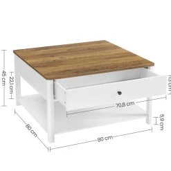 Online SONGMICS Mallette indigo emeraude Rouge