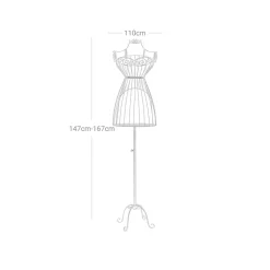 Hot SONGMICS Mannequin femme blanc