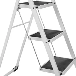 Hot SONGMICS Marchepied 2 marches Argent