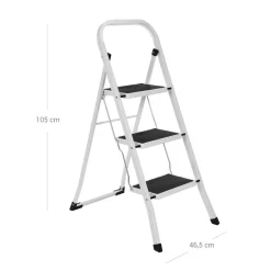 Hot SONGMICS Marchepied 2 marches Argent