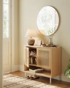 Sale SONGMICS Meuble à chaussures à 3 niveaux 35 x 80 x 70 cm gris ardoise