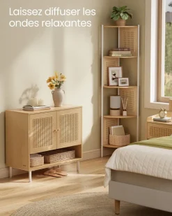 Sale SONGMICS Meuble à chaussures à 3 niveaux 35 x 80 x 70 cm gris ardoise