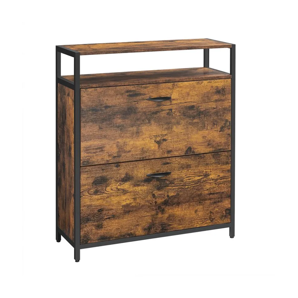 Cheap SONGMICS Meuble à chaussures 2 abattants