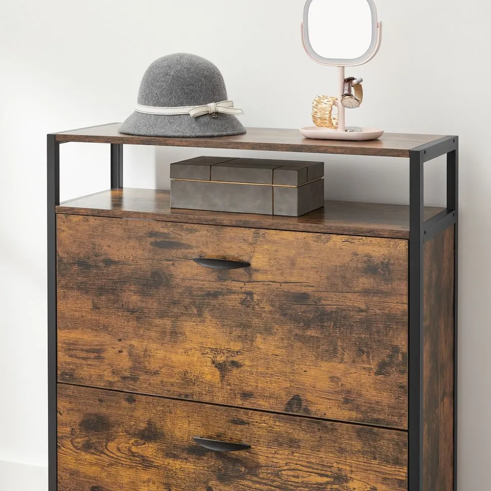 Cheap SONGMICS Meuble à chaussures 2 abattants