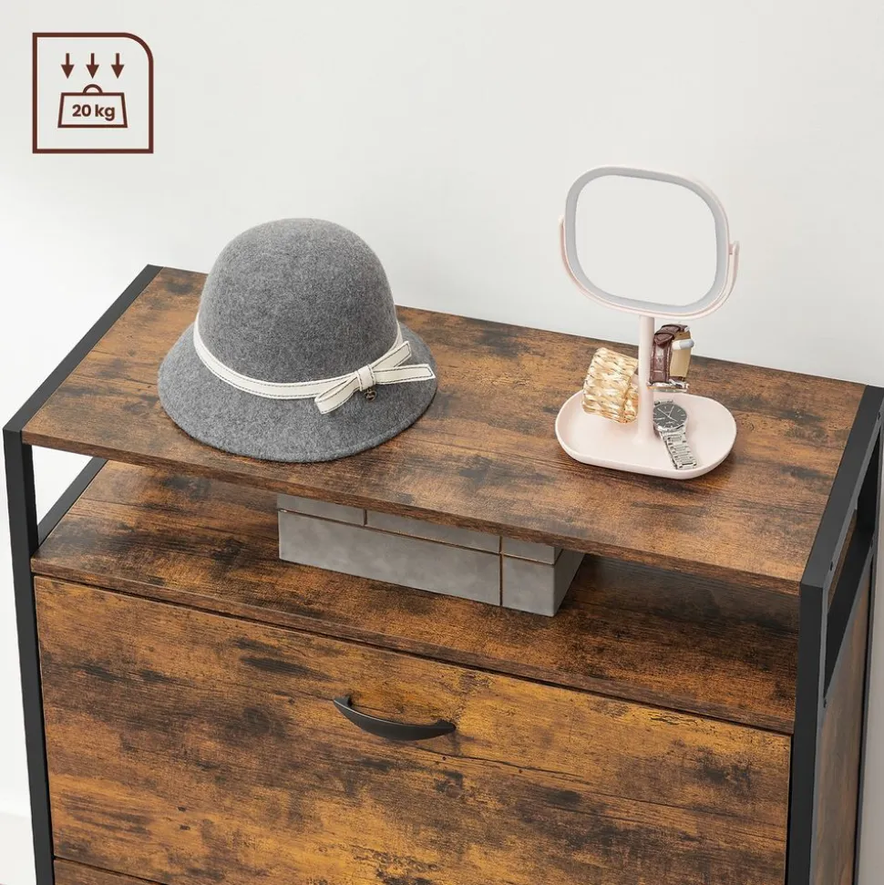 Cheap SONGMICS Meuble à chaussures 2 abattants