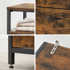 Cheap SONGMICS Meuble à chaussures 2 abattants