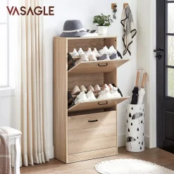 Cheap SONGMICS Meuble à chaussures 3 cases