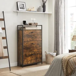 Discount SONGMICS Meuble à chaussures 3 cases