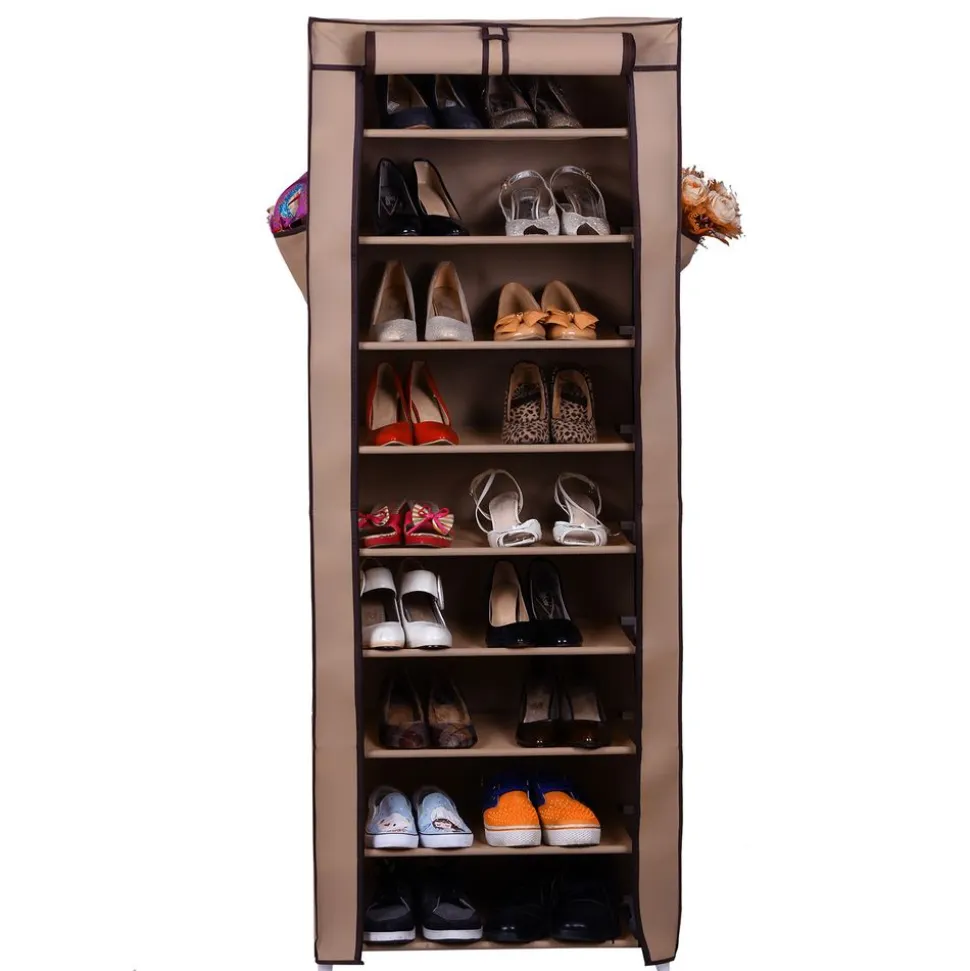 Fashion SONGMICS Meuble à chaussures 10 casiers