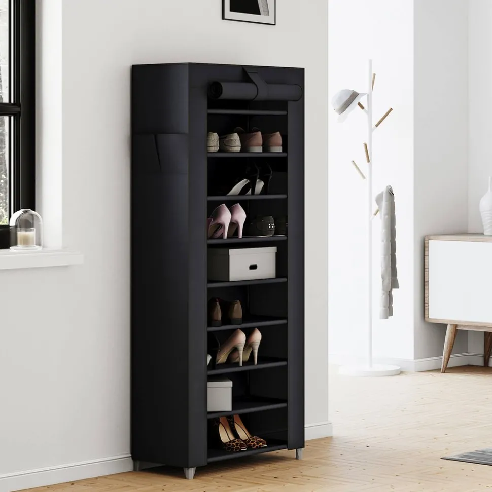 Fashion SONGMICS Meuble à chaussures 10 casiers