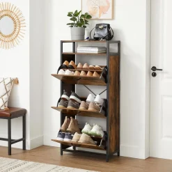 Cheap SONGMICS Meuble à chaussures abattants