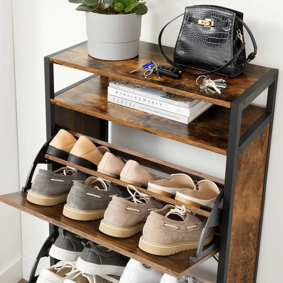 Cheap SONGMICS Meuble à chaussures abattants