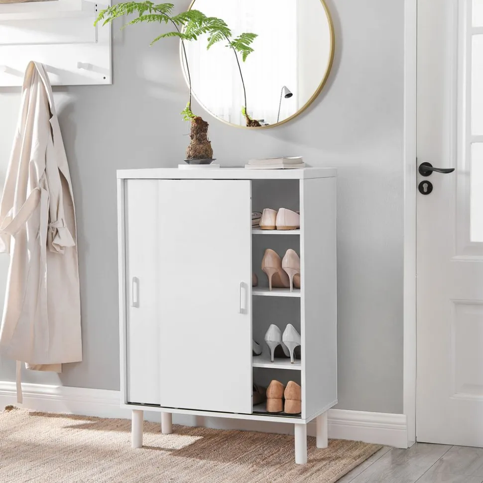 Outlet SONGMICS Meuble à chaussures Blanc