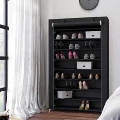 Hot SONGMICS Meuble à chaussures noir