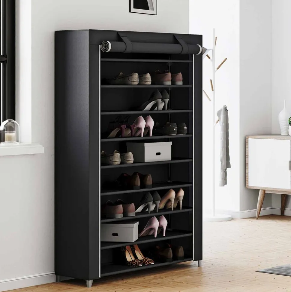 Hot SONGMICS Meuble à chaussures noir