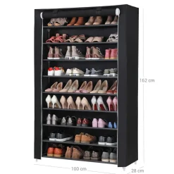 Hot SONGMICS Meuble à chaussures noir