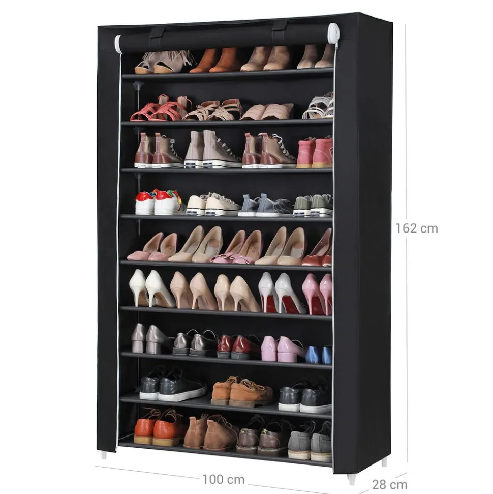 Hot SONGMICS Meuble à chaussures noir