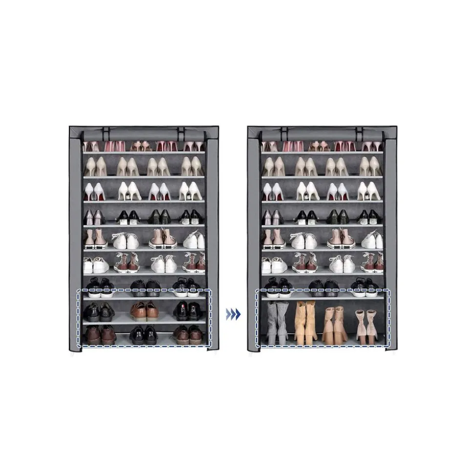 Hot SONGMICS Meuble à chaussures noir