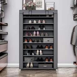 Hot SONGMICS Meuble à chaussures noir