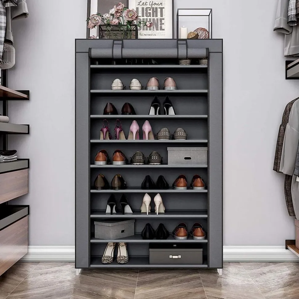 Hot SONGMICS Meuble à chaussures noir