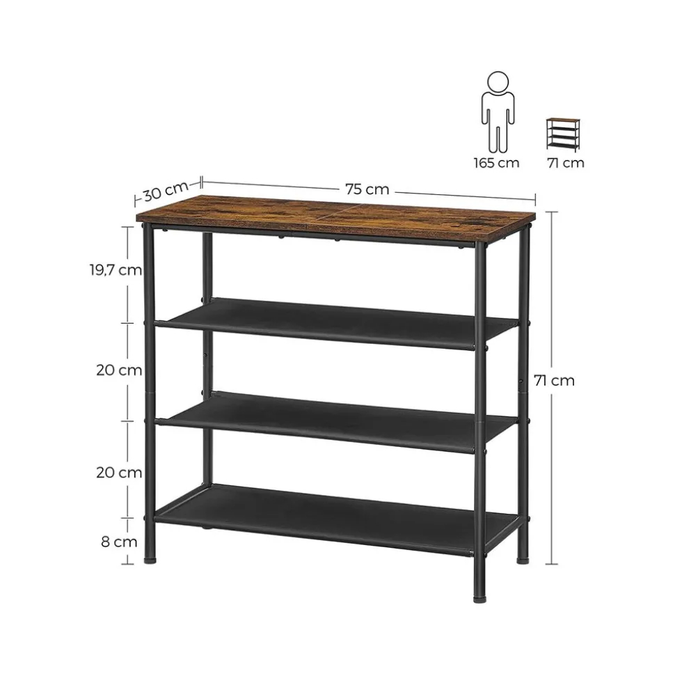 Best Sale SONGMICS Meuble à chaussures tissu Blanc