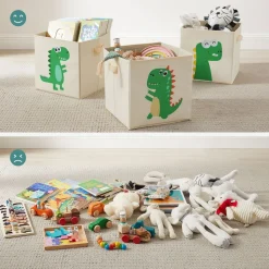 New SONGMICS Meuble à jouets ４ niveaux Rose