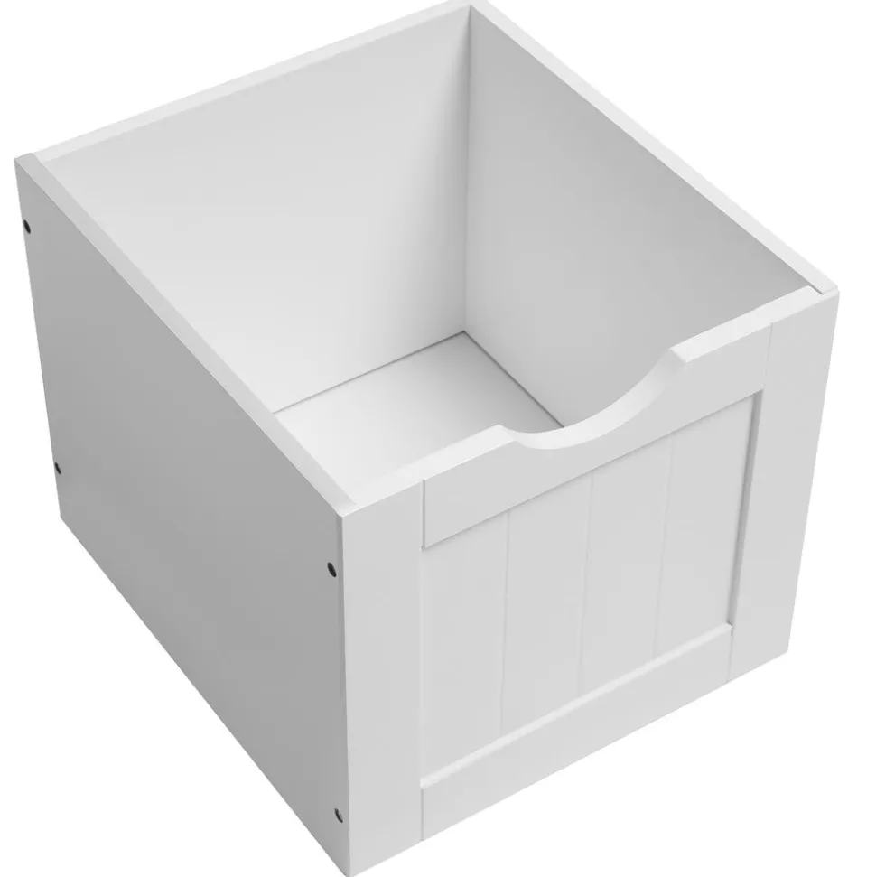 New SONGMICS Meuble avec 3 tiroirs Blanc