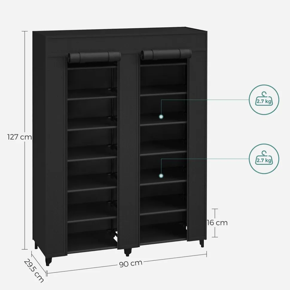 Cheap SONGMICS Meuble chaussure housse