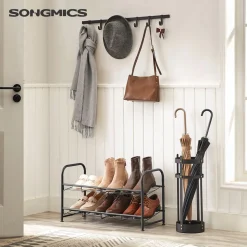Sale SONGMICS Meuble chaussures 2 niveaux Noir