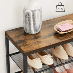 Best Sale SONGMICS Meuble chaussures industriel Blanc