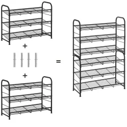 Online SONGMICS Meuble chaussures Noir