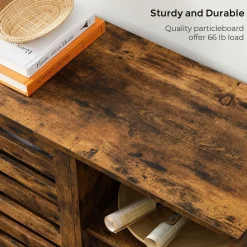 Best SONGMICS Meuble de rangement Marron Rustique