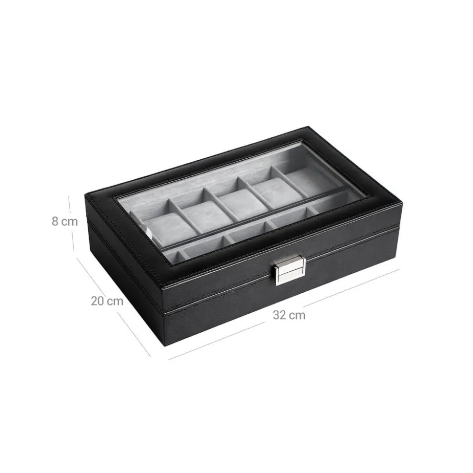 Outlet SONGMICS Meuble de rangement 5 niveaux noir boisé et noir